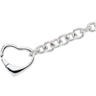 Picture of Sterling Silver 07.50 Inch Heart Bracelet