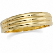 Picture of 14K Yellow Gold Ladies Tapered Design Band