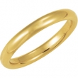 18K Yellow Gold Comfort Fit Band