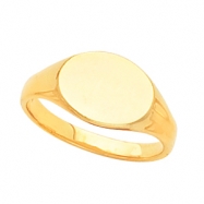 Picture of 14K Yellow Gold Signet Ring