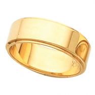 Picture of 14K Yellow Gold Flat Edge Band