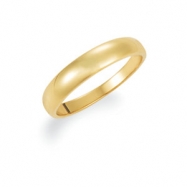 Picture of 14K Yellow Gold Half Round Tapered Band