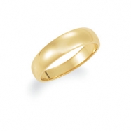 Picture of 14K Yellow Gold Half Round Tapered Band