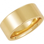 Picture of 14K Yellow Gold Flat Comfort Fit Band