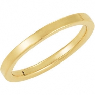 Picture of 18K Yellow Gold Flat Comfort Fit Band