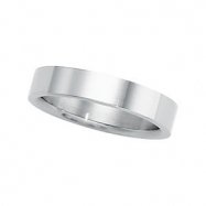 Picture of 14K White 04.00 MM Flat Comfort Fit Band