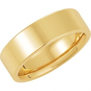 Picture of 18K Yellow 06.00 MM Flat Comfort Fit Band