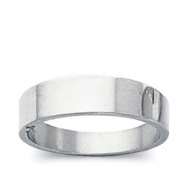 Picture of Sterling Silver Flat Tapered Band