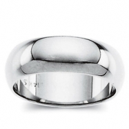 Picture of 14K White 02.00 MM Half Round Band