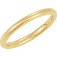 Picture of 14K Yellow Gold Comfort Fit Band