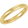 18K Yellow Gold Comfort Fit Band