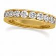 14K Yellow Gold Diamond Band