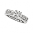 14K White Gold Bridal Enhancer  Diamond quality A4 (SI1 clarity G-I color)