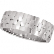 14K White Gold Bridal Duo Band