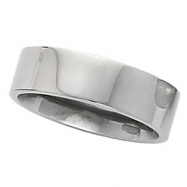 Picture of Platinum Flat Comfort Fit Band