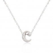 Picture of Micro-Pave Initial C Pendant