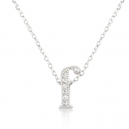 Picture of Micro-Pave Initial F Pendant