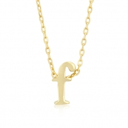 Picture of Golden Initial F Pendant