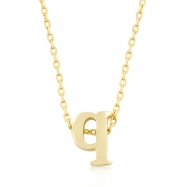 Picture of Golden Initial Q Pendant