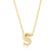 Picture of Golden Initial S Pendant