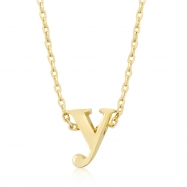 Picture of Golden Initial Y Pendant