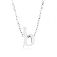 Picture of Silvertone Initial B Pendant