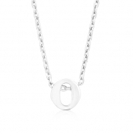 Picture of Silvertone Initial O Pendant