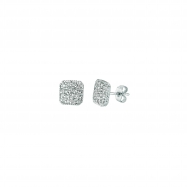 Picture of Diamond square shape earrings