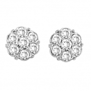 Picture of Diamond flower earrings