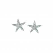 Picture of Diamond starfish earrings