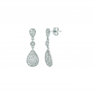 Picture of Diamons pear drop earrings