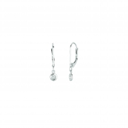 Picture of Diamond bezel set earrings