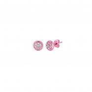 Picture of Diamond round earrings