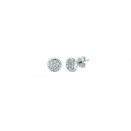 Picture of Diamond round earrings