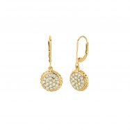 Picture of Diamond round earrings