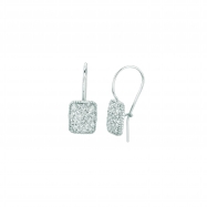 Picture of Diamond rectangular shape earrings