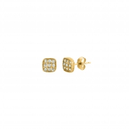 Picture of Diamond square earrings