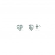 Picture of Diamond heart earrings