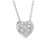 Picture of Diamond heart necklace