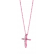 Diamond cross necklace