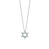 Picture of Diamond Jewish Star of David Pendant Necklace