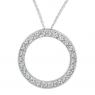 Picture of Diamond Circle Necklace Pendant