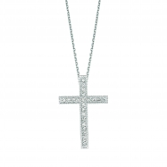 Picture of Diamond cross necklace