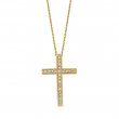 Diamond cross necklace