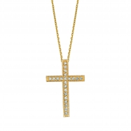 Picture of Diamond cross necklace