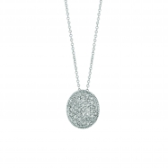 Picture of Diamond oval necklace