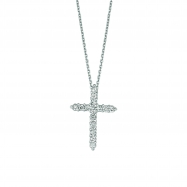 Picture of Diamond cross necklace