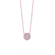 Diamond round necklace