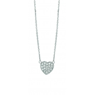 Picture of Diamond heart necklace