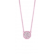 Picture of Diamond octagonal shape necklace